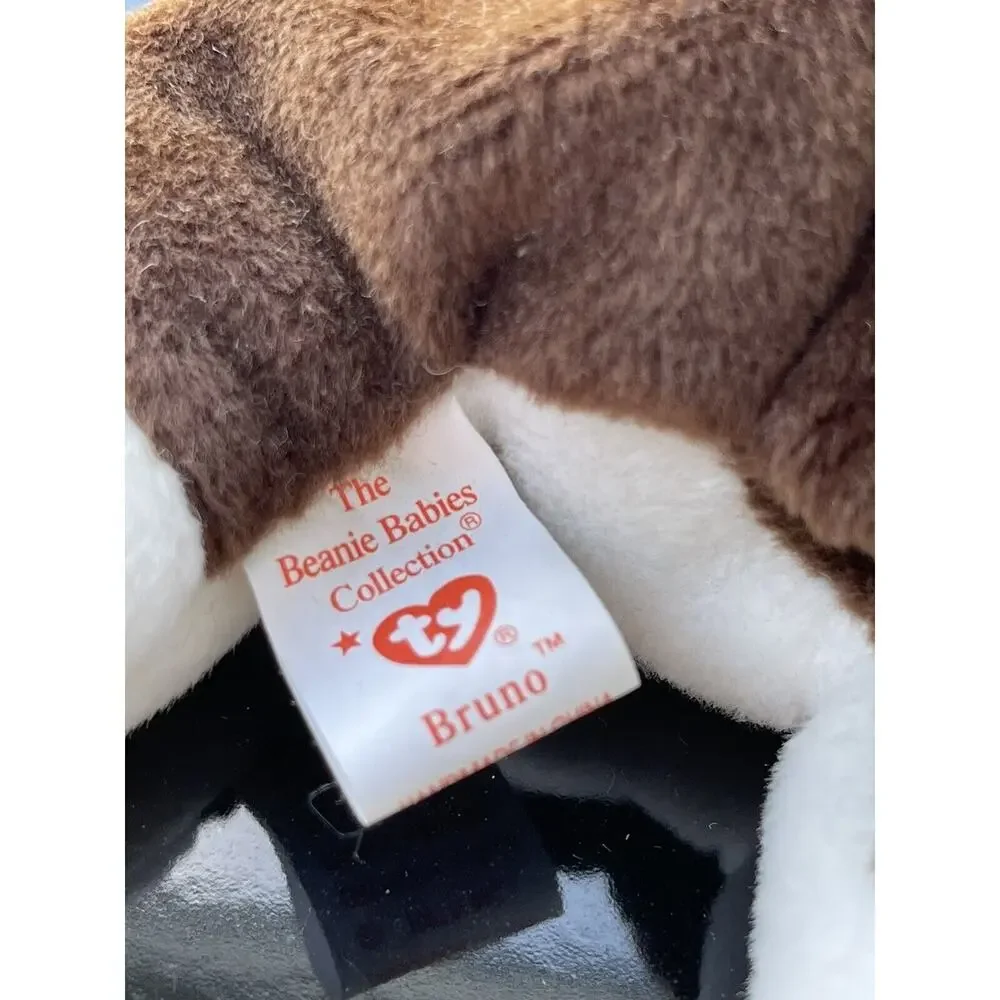 Ty Beanie Baby Bruno The Dog Collectible Plush Retired‎ Vintage 1997